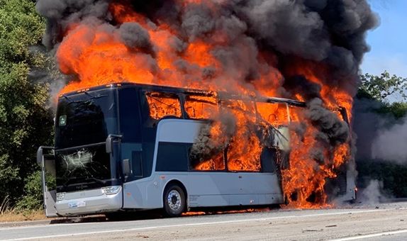 Otobüs Yangınlarında Bilinmesi Gerekenler